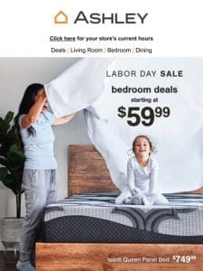 Bedroom Deals Starting at $59.99!