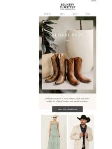 Boots & Clothing For Special Occasions