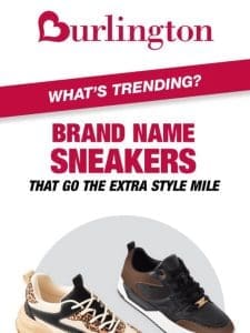 Brand-name sneakers you’ll run in for