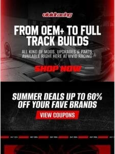 Build Your Summer Project With Vivid Racing