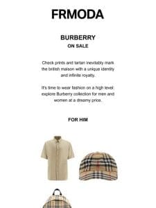 Burberry: British style ON SALE