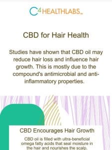 CBD + Your Hair: Treating Hair Loss