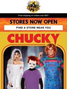 CHUCKY costumes & collectibles!