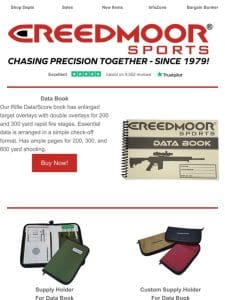 Check Out Our Data Books And Books On Shooting!