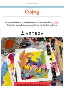 Check out our friends at Arteza!