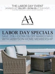 Cheers to Hard Work: Labor Day Discounts Inside!