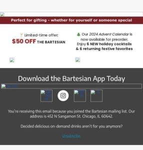 Christmas Came Early: Get $50 Off the Bartesian + Preorder Our Cocktail Advent Calendar Now