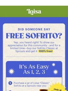 Claim Your FREE Jar of Sofrito