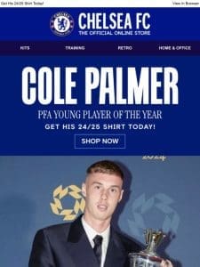 Cole Palmer: PFA Young Player Of The Year