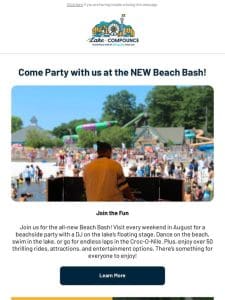 Come Party with Us   All-New Beach Bash