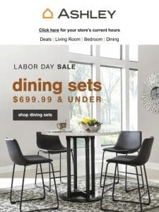 Cook Up Savings with Dining Sets $699.99 & Under