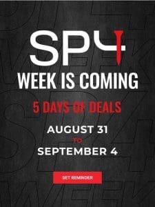 Countdown to SP4 Week—Get Ready!