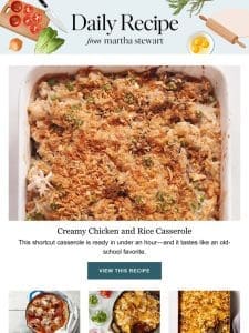 Creamy Chicken and Rice Casserole