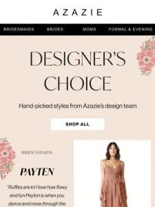 Curated Just for You: Azazie Designers’ Top Picks!