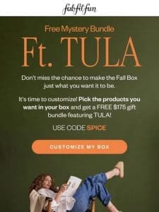 Customize Your Fall Box & Get a FREE $175 Gift Bundle!