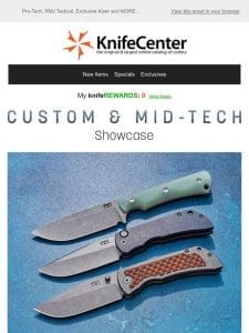 Customs & Mid-Techs: McNees， Randall， + Microtech Sale!