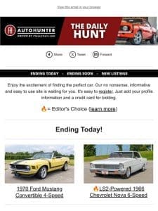 Daily Hunt: What are you waiting for? Bid today!