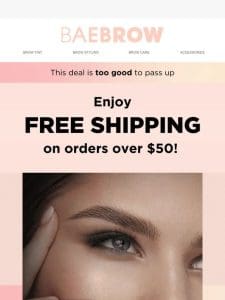 Did someone say FREE SHIPPING?!