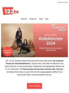 Die große 1-2-3.tv Fashion Week