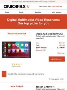 Digital Multimedia Video Receivers: customer favorites