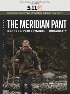 Discover Ultimate Comfort With 5.11® Meridian Pants