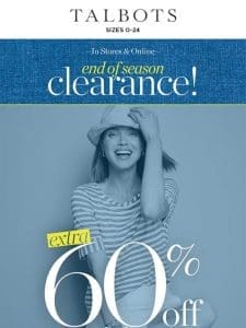 >> EXTRA 60% off CLEARANCE <<