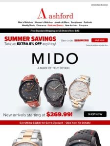 Elevate Your Style with New Mido Watches!