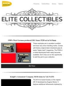 Elite Collectible Firearm Auctions