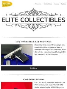 Elite Collectible Firearm Auctions