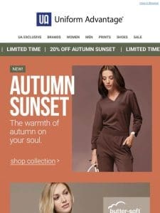 Embrace Autumn scrubs (20% off)