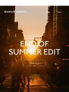 End of summer edit ☀️