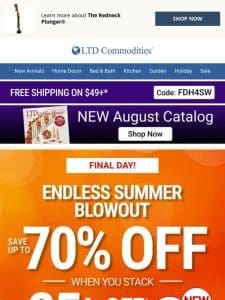 Ending Soon: Summer Blowout Sale!?