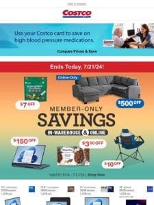 Ends TONIGHT! Member-Only Savings on Appliances， Tech， Home， and More!