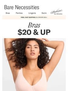 Essential Bra Styles Starting At $20