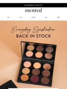 Everyday Eyeshadow is BACK in Stock!