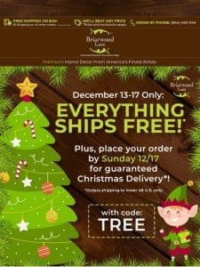 ? Everything Ships Free: 12/13-12/17