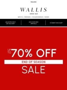 Explore summer steals at up to 70% off