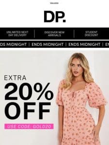 Extra 20% off to celebrate the summer of sport