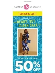 FLASH SALE ends TONIGHT!   Extra 50% off all clearance