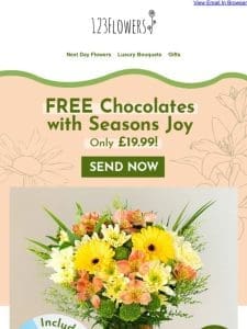 FREE Chocolates With This Season Favourite!