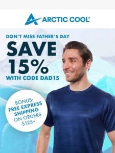 FREE EXPRESS SHIPPING for Father’s Day – ends tomorrow.