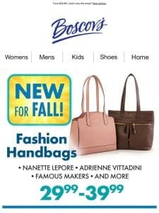 Fall’s Hottest Handbags Are Here!