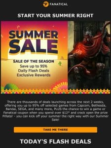 Fanatical’s Summer Sale is Here!