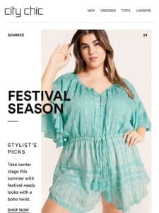 Festival Season Faves With 25% Off* Summer