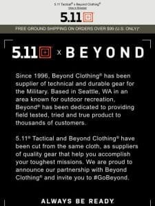 Field Tested Brand: Beyond Clothing®