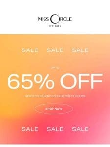 Final Sale Up To 65% Off