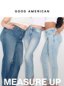 Find Your Denim Fit: Petite， Regular & Long