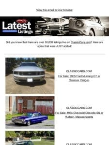 Find your forever car on ClassicCars.com!