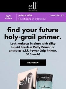 Find your future holy-grail primer ❤️