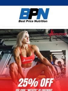 Flash Sale: 25% OFF Metabolic Nutrition Today Only